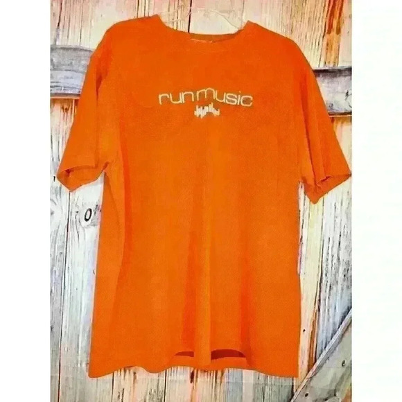 BOSSINI SPORT Mens BURNT ORANGE Athletic Workout Running Shirt T-shirt size 2x - Picture 1 of 3